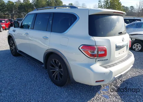 2017 Nissan Armada Platinum from USA, damaged, VIN JN8AY2NE3H9706632